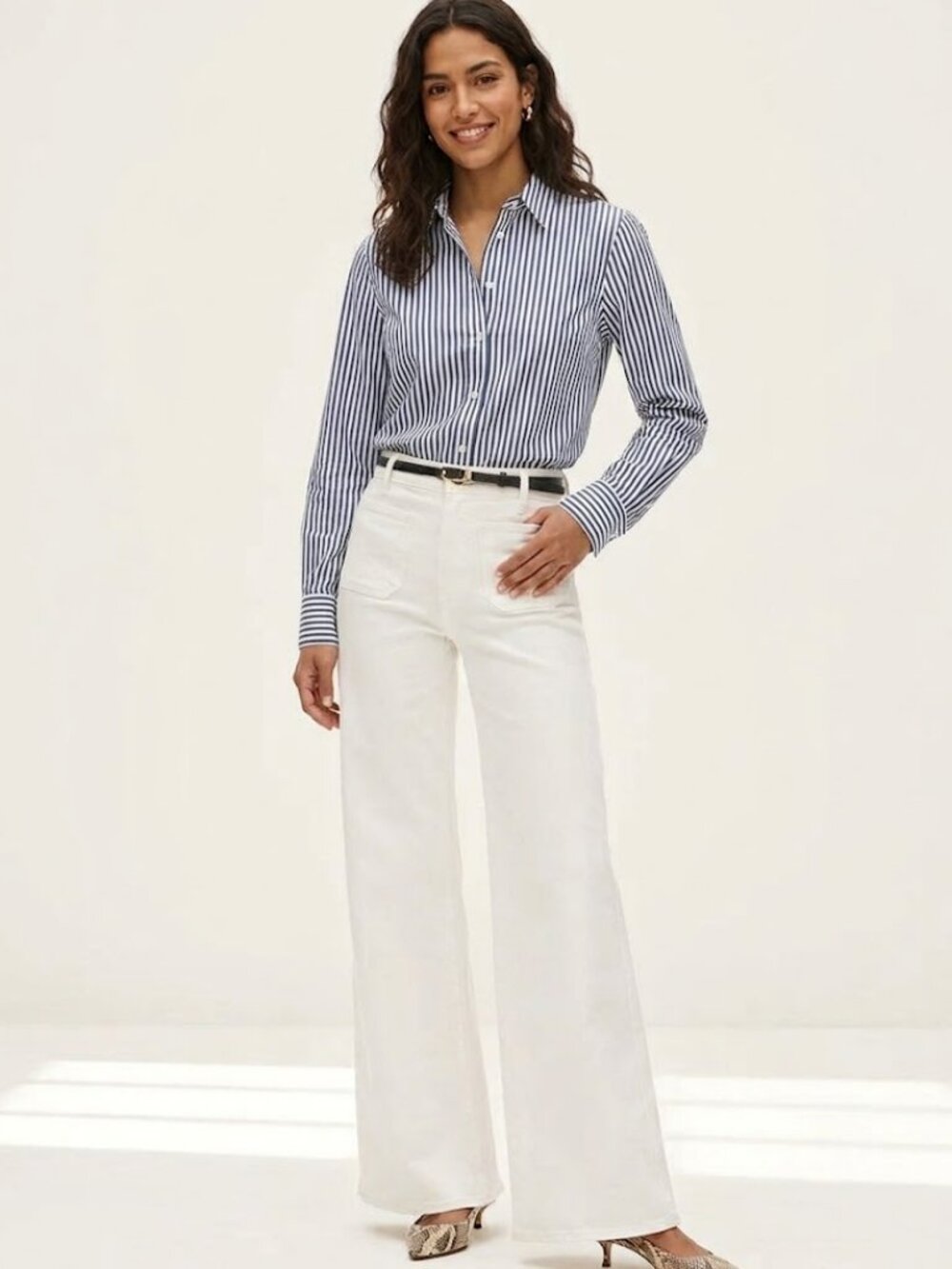 J. Crew Patch-Pocket Denim Trousers